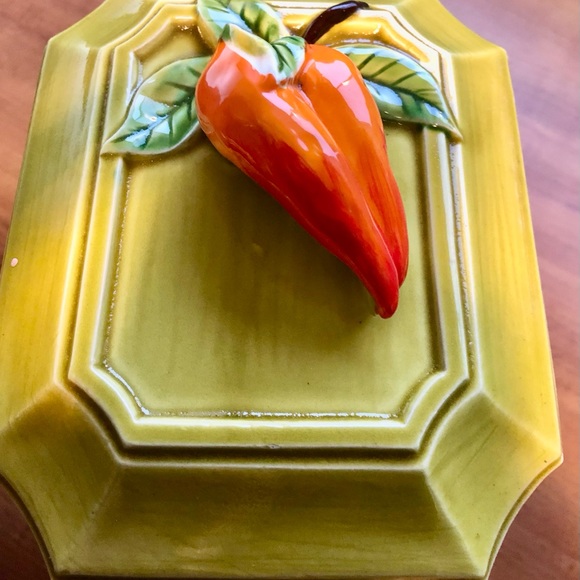 Vintage Glass Cookie Jar - Picture 3 of 4